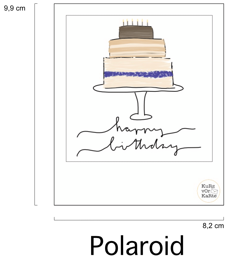 KartenFormat - Polaroid